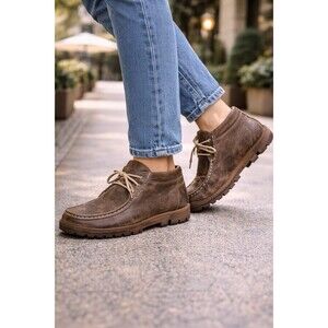 Ferrini New Booties Size 9B GENUINE LEATHER Rogue Mocha Loafers Women’s 63722-14